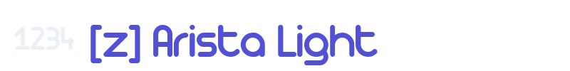 [z] Arista Light-font